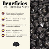 Pulsera Tejido Alpaca Piedra Turmalina Negra
