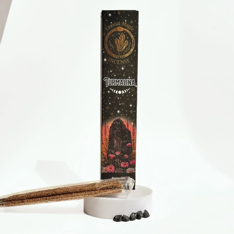 Incienso con Piedras de Turmalina