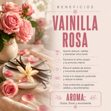 Vela en Vaso Palo de Rosa Vainilla