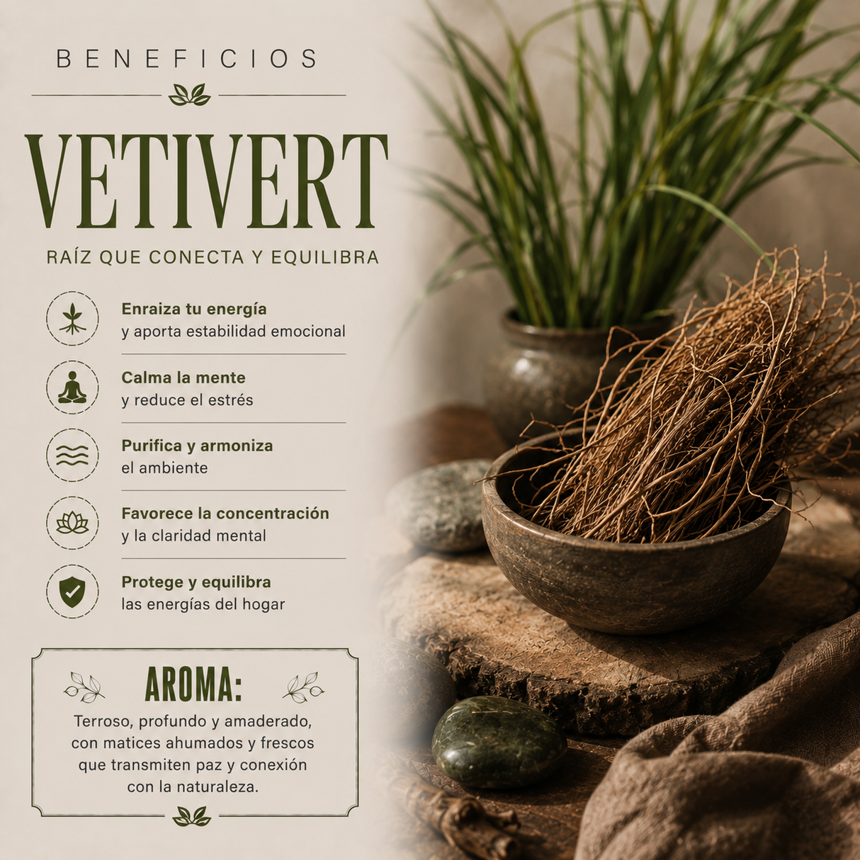 Aceite Aromático Vetiver