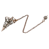 Péndulo Metal Espiral Cobre Antiguo