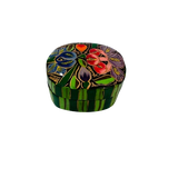 Cajita de Sueños Rectangular Mini Flores Verde