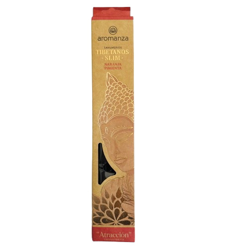 Varilla Sahumerio Tibetano Slim Naranja Pimienta - Aromanza