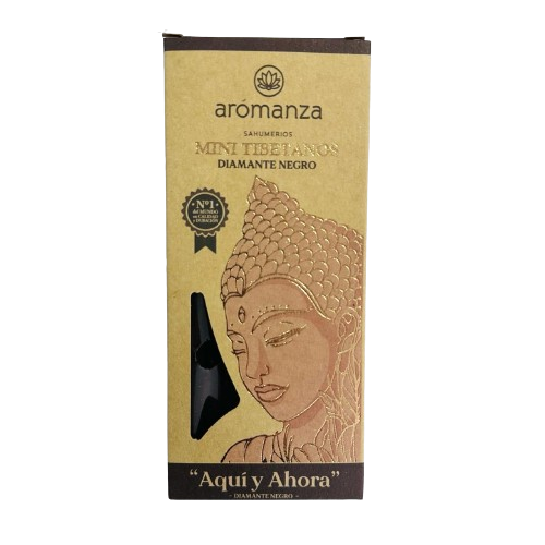Mini Sahumerio Tibetano Diamante Negro  - Aromanza