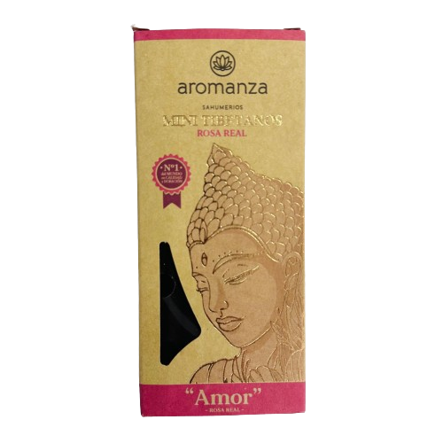 Mini Sahumerio Tibetano Rosa Real - Aromanza