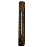 Tabla Porta Incienso Madera: Ying Yang Estrella