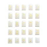 Runas Piedra Cuarzo Blanco