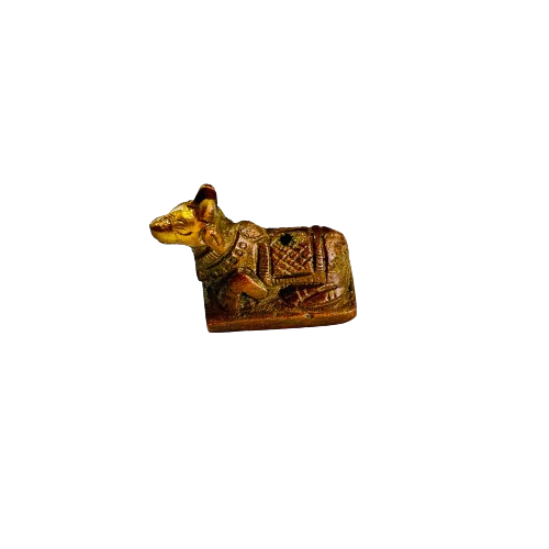 Porta Incienso Mini Vaca Bronce