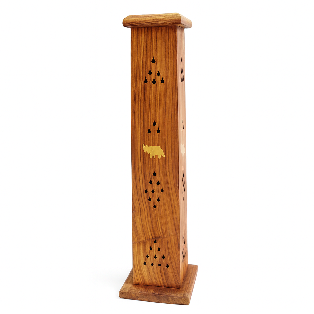Porta Incienso Madera Torre - Elefante