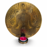 Porta Vela de Pared Chakra Meditación
