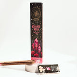 Incienso con Piedras de Cuarzo Rosa