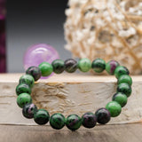 Pulsera Zoisita Rubi 8mm