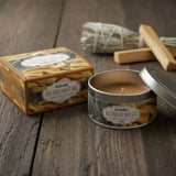Vela Palo Santo y Salvia Blanca