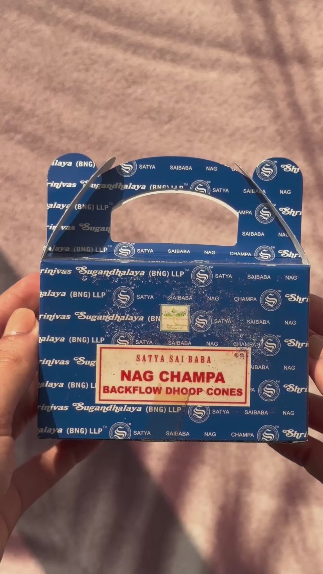 Incienso Cascada Nag Champa - Satya - 24 Conos