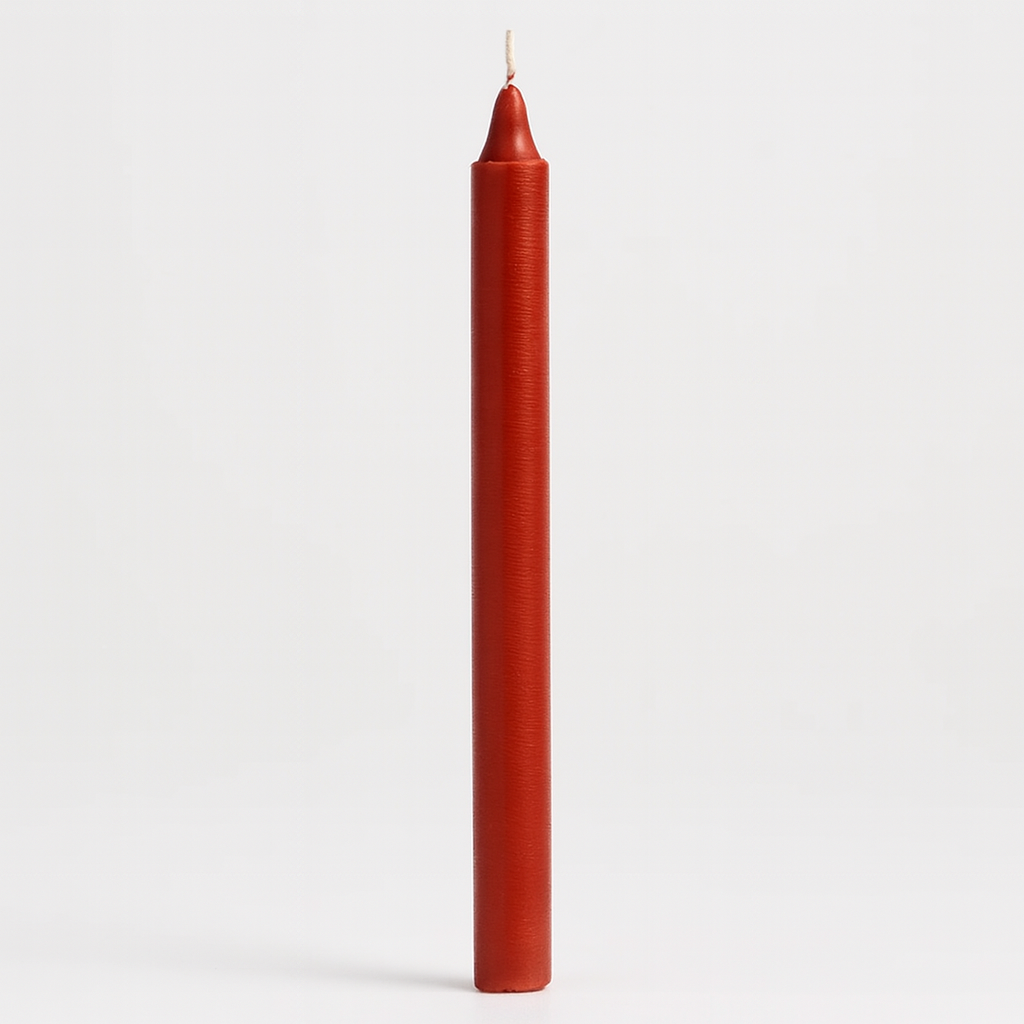 Vela Lisa Roja 10u