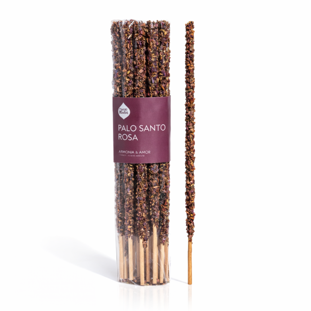 Sahumerio Artesano Palo Santo Rosa 20u