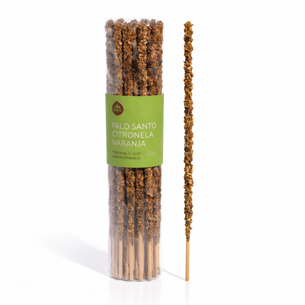 Sahumerio Artesano Palo Santo, Citronella y Naranja 20u