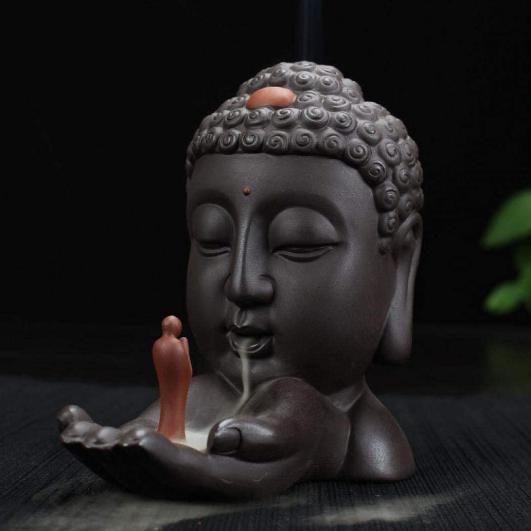 Porta Incienso Cascada Buddha's Soul + 10 inciensos especiales