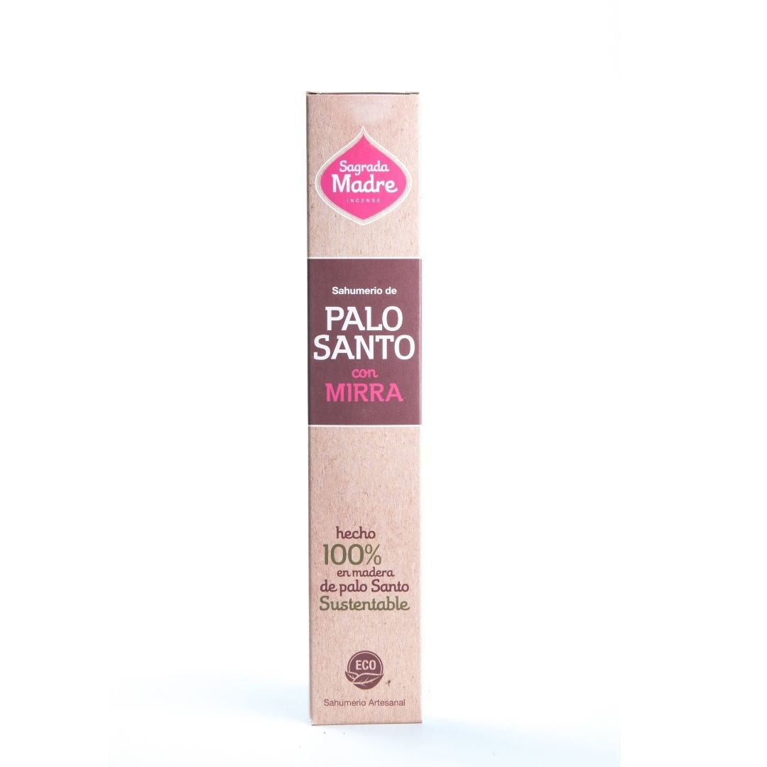 Varilla Sahumerio Palo Santo con Mirra - Sagrada Madre
