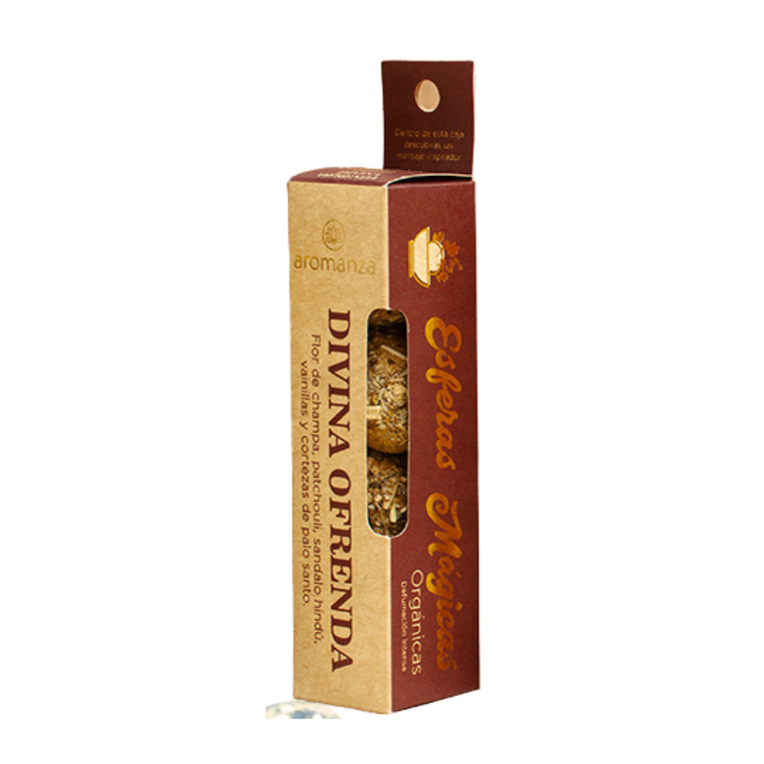 Sahumerio Esfera Magica Divina Ofrenda - Aromanza