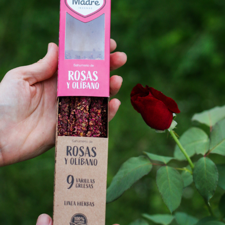 Varilla Sahumerio Rosa y Olíbano - Sagrada Madre