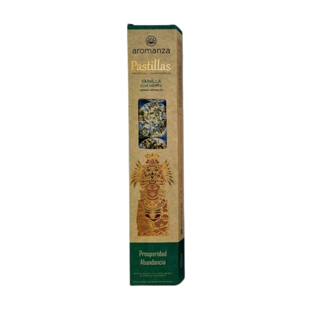 Pastilla Sahumerio Vainilla Menta - Aromanza