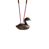 Porta Incienso Cisne Bronce Mini