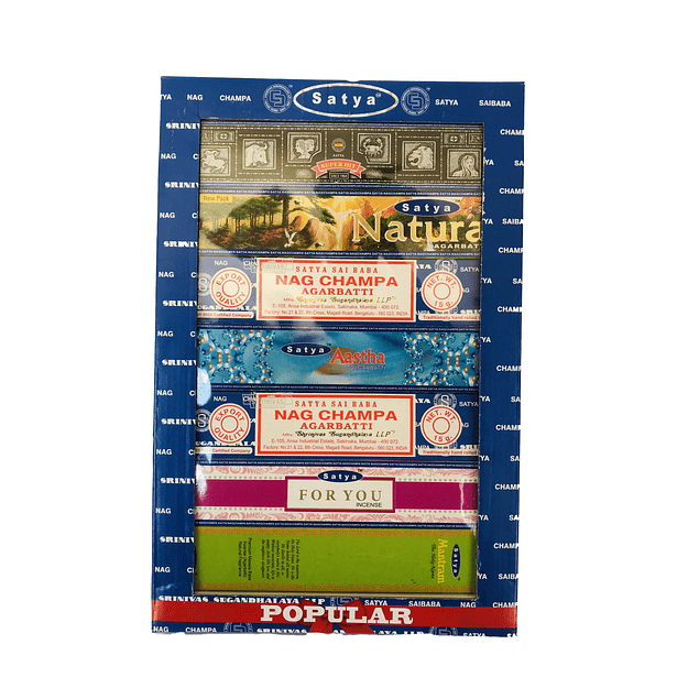 Pack Regalo Popular Inciensos Naturales - Satya