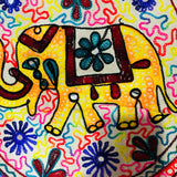 Bolso Playero Diseño Elefante Amarillo