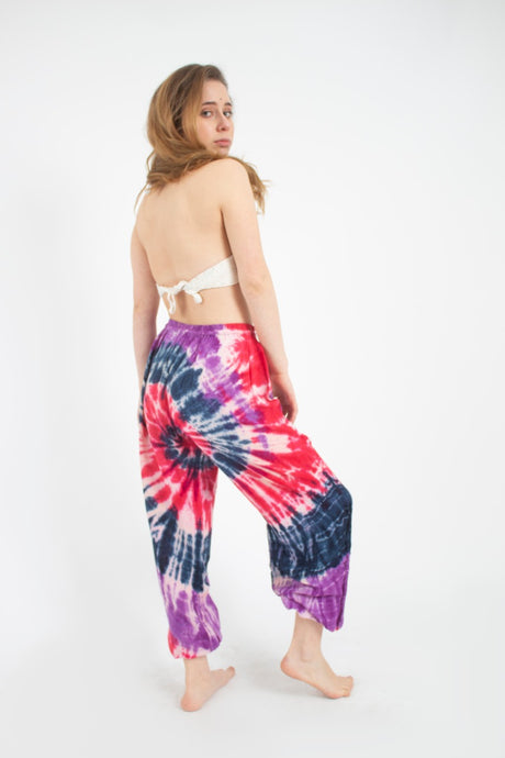 Pantalon Teñido Tricolor Bombacho
