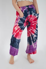 Pantalon Teñido Tricolor Bombacho