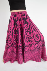 Pantalon Palazzo Rosa Estampado