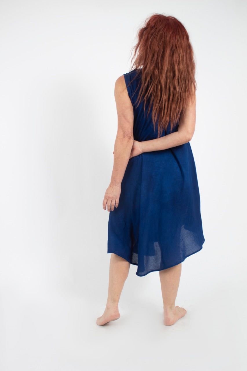 Vestido 3 Mariposas  Azul