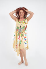 Vestido Mariposa Beige