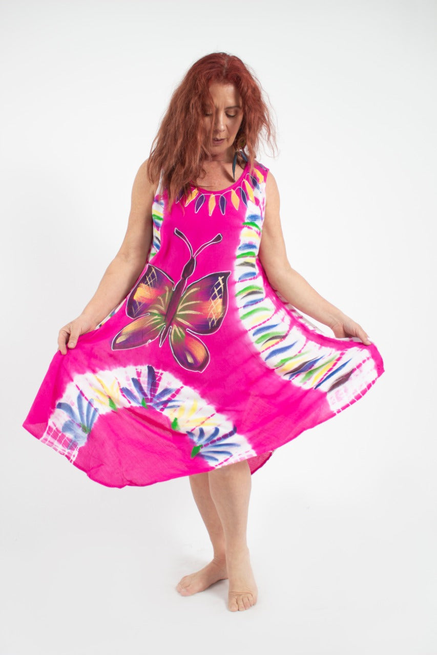 Vestido Mariposa Rosado