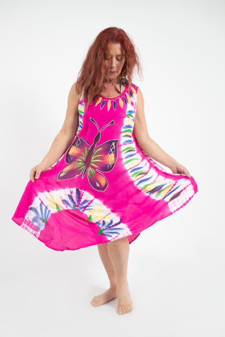 Vestido Mariposa Rosado