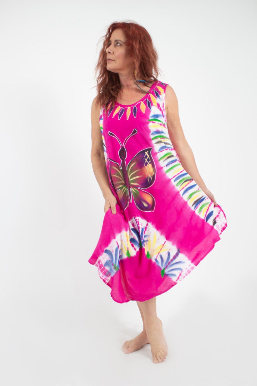 Vestido Mariposa Rosado