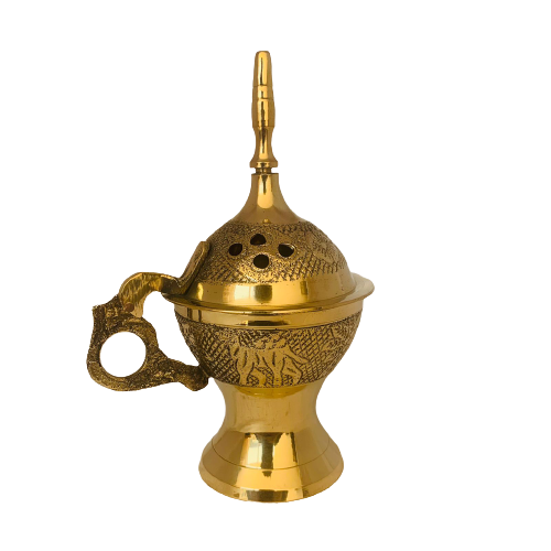 Quemador de Resina Vintej Bronce
