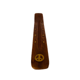 Tabla Porta Incienso Madera: Peace