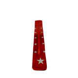 Tabla Porta Incienso Madera: Estrella Roja