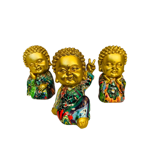 Set Adorno Little Budda Happy