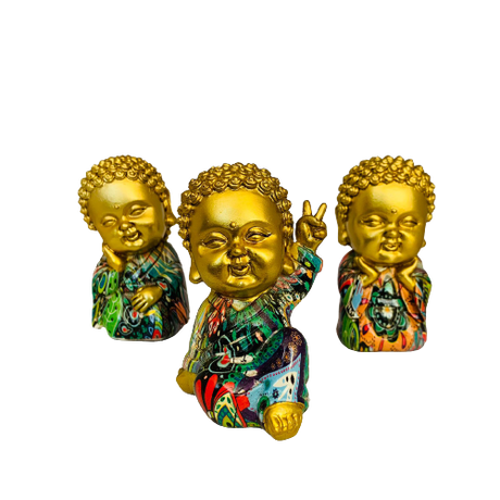 Set Adorno Little Budda Happy