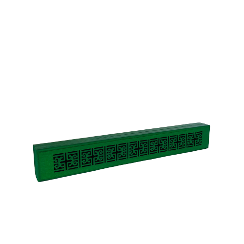 Porta Incienso Madera Verde