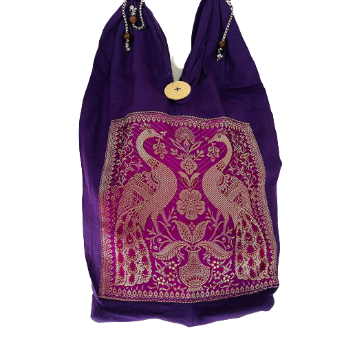 Bolso hippie Diseño Morado