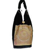 Bolso hippie Diseño Negro