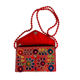 Cartera tipo sobre pequeña roja