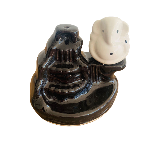 Porta Incienso Cascada White Ganesh + 10 inciensos especiales