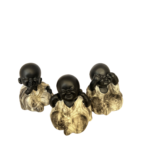 Set Adorno Little Buddha Jugando