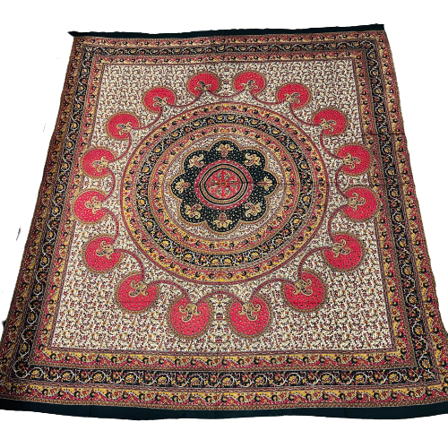 Cubrecama 2 plazas Person Mandala Red