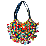 Cartera Bordada Diseño Elefante Rojo